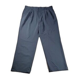 SLATES ... Original  Fit … Pleat Cuff Wool Mix Dress Pants ... BLACK … 40 x 32‎